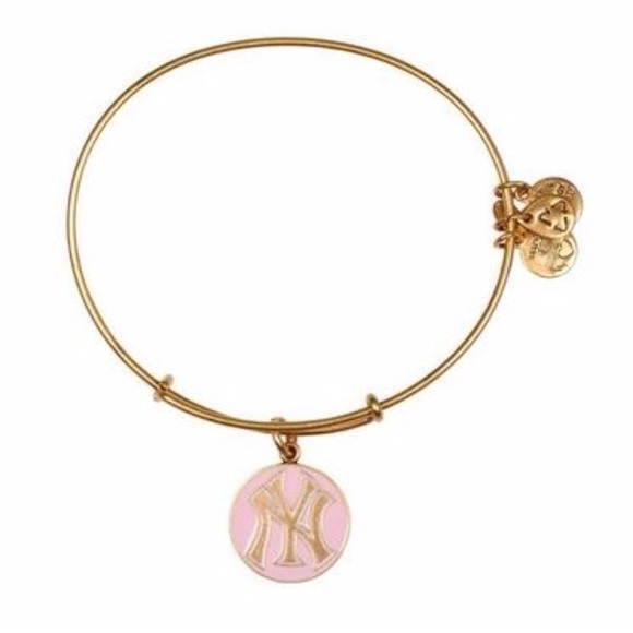 Alex and Ani New York Yankees Expandable Bangle - Picture 1 of 3